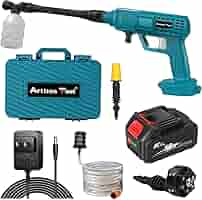 3点　アルチザンツール 高圧洗浄機HP-02 　マキタ　バッテリー　アダプター Amazon | アルチザンツール 【日本ブランド】自吸式高圧洗浄機HP