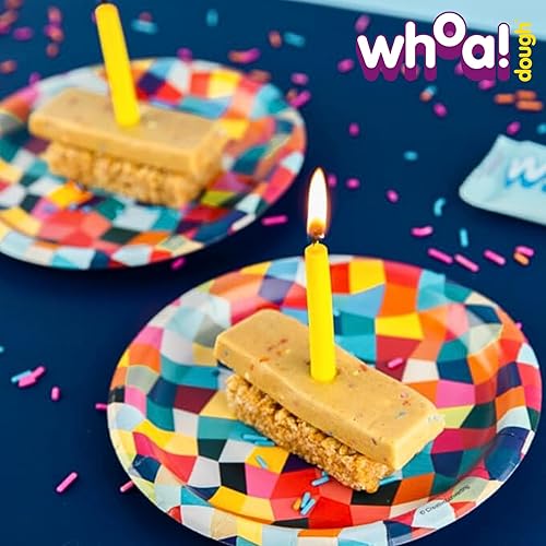 Miniatura 8 de WHOA DOUGH - Barras de masa de galletas comestibles, a base de plantas, sin gluten, veganas, sin OMG, alternativa saludable, ingredientes reales,