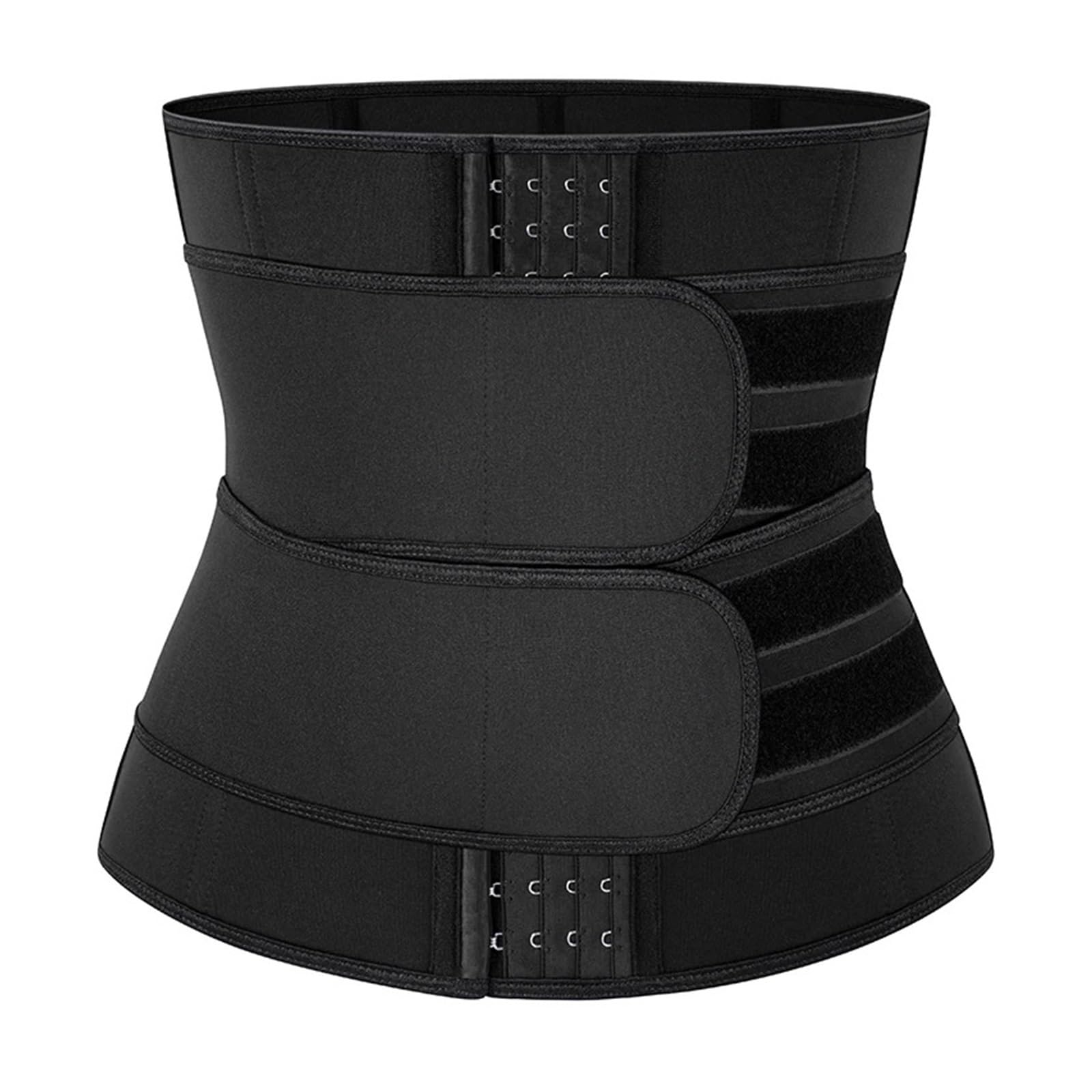 GXMDSGZ Womens Waist Trainer Waist Trainer Corset Cincher Sport Girdle Slimming Shaper Abdominal Trimmer Belt Straps For Weight Loss Tummy Control(9 Bones Hooks,L)
