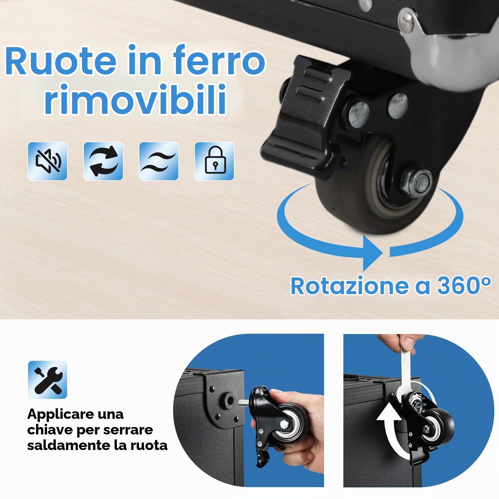 Tavolo per manicure, pieghevole, per manicure, con telecomando e treno per trucco, con 4 cassetti, per tecnici domestici, spa, salone di bellezza, posto di lavoro (nero)