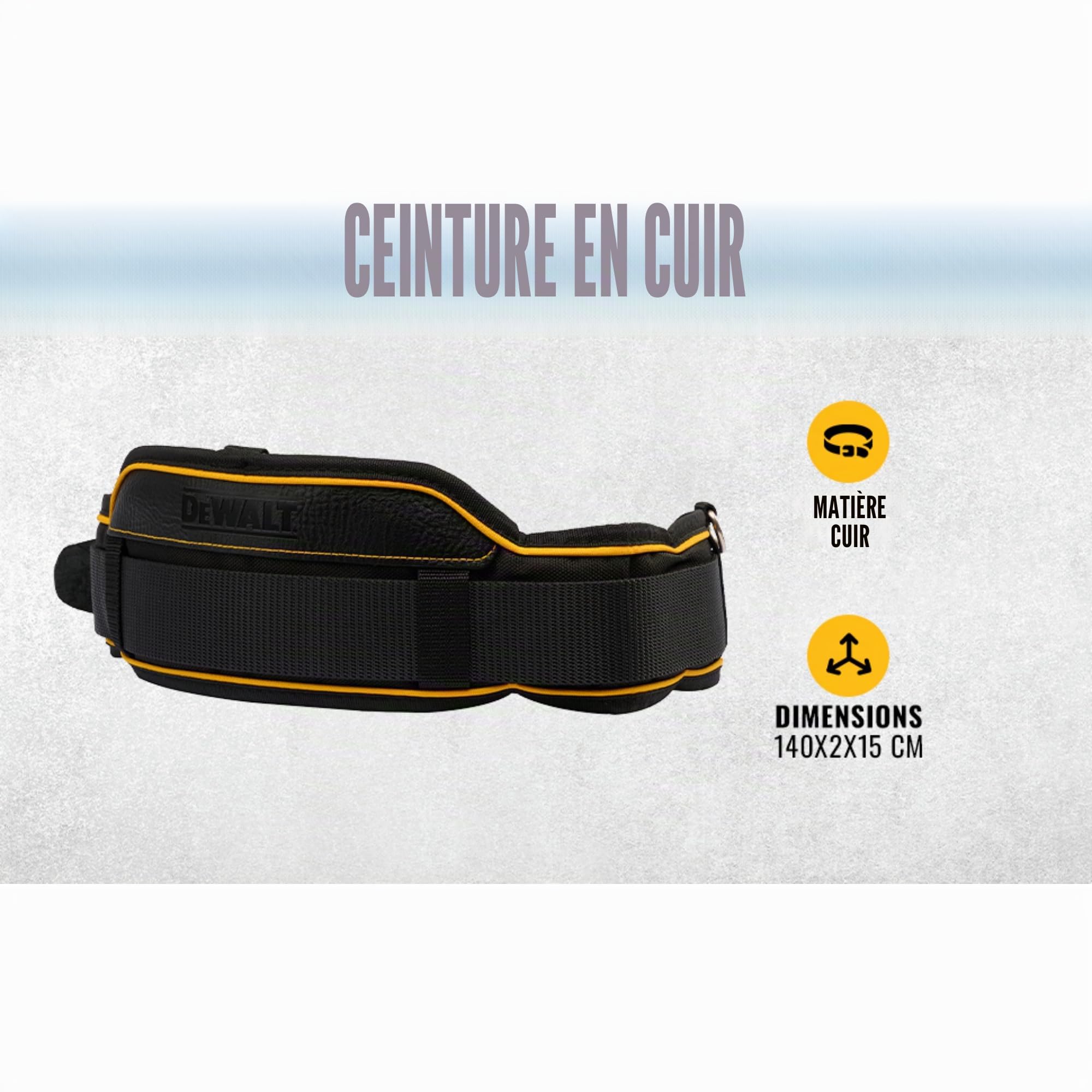 DeWalt Ceinture porte-outils DWST1-75651 Gris