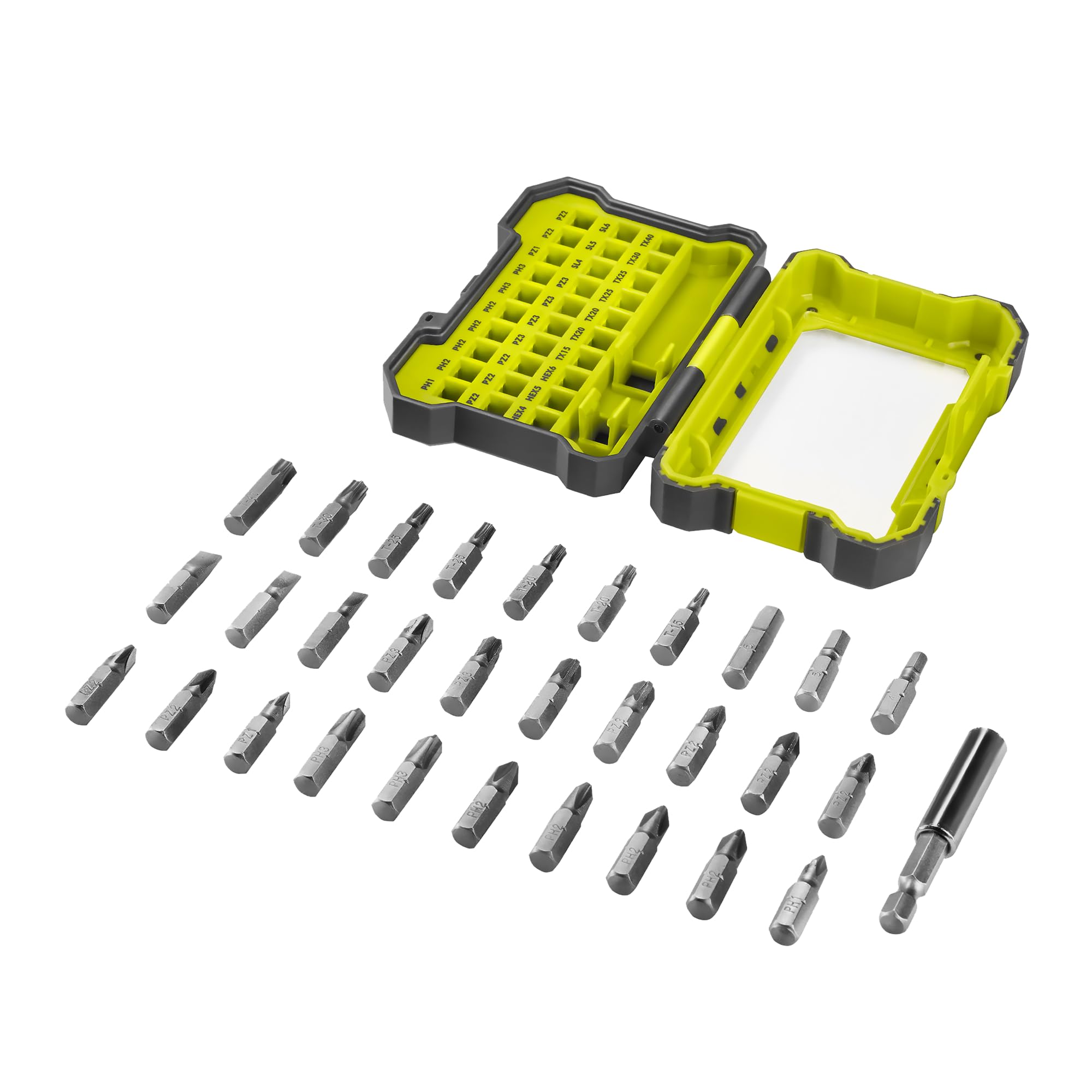 Ryobi R18PD3-140SA Trapano a Percussione 18V ONE+ con Batteria 4.0 Ah, Caricabatterie, Set 31 Inserti e Borsa, Mandrino 13 mm, 50 Nm, 2 Velocità