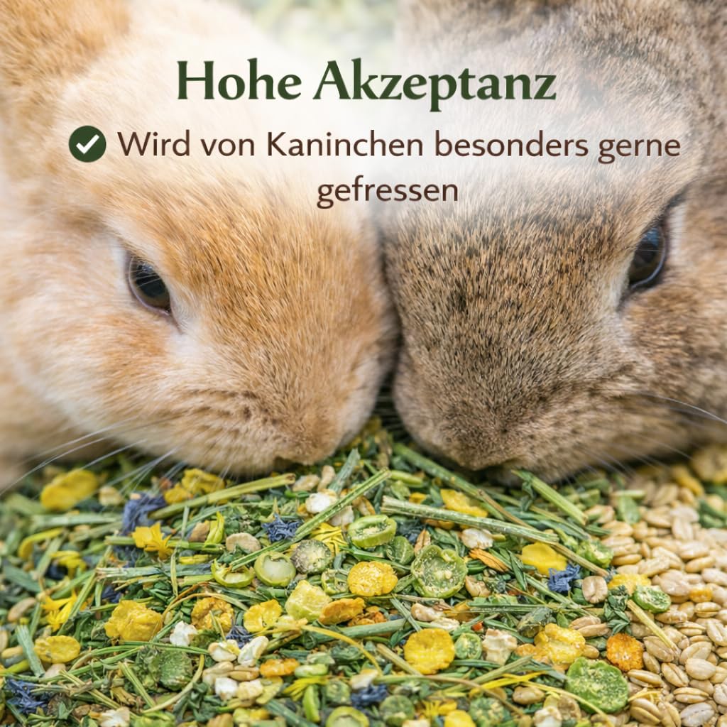 PureMeadow Golden Meadow Mix - Complément alimentaire texturé pour lapins - 7,5 kg - Avec foin des prairies, herbes et légumes