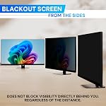 27 Inch Computer Monitor Filtre d'écran de confidentialité pour 16:9 Aspect Ratio Monitor, amovible écran de confidentialité de l'ordinateur et 27 Filtre à lumière anti-bleu de pouce