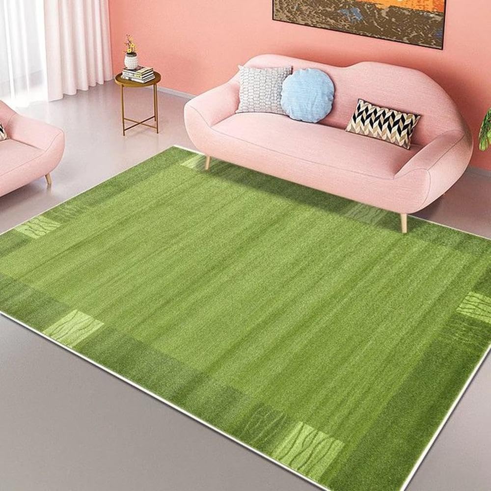Tapis de sol doux en flanelle isolante grande surface pour salon moderne