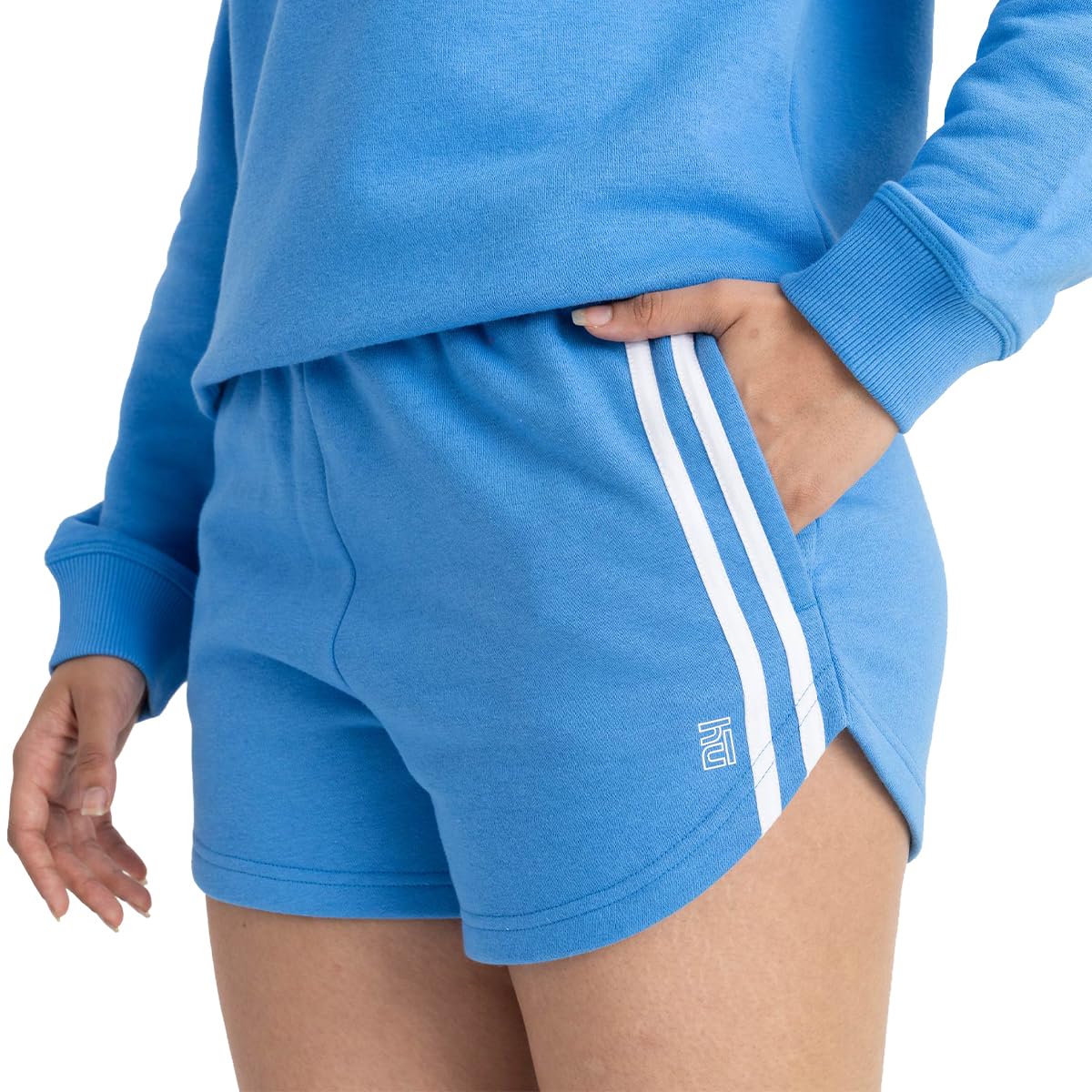 Gym Shorts for Women Above Knee Length| High Rise Workout Shorts | Yoga Shorts| 2 Side Pockets | Cotton Shorts | Moisture Wicking Fabric | Active Wear Shorts-image-11