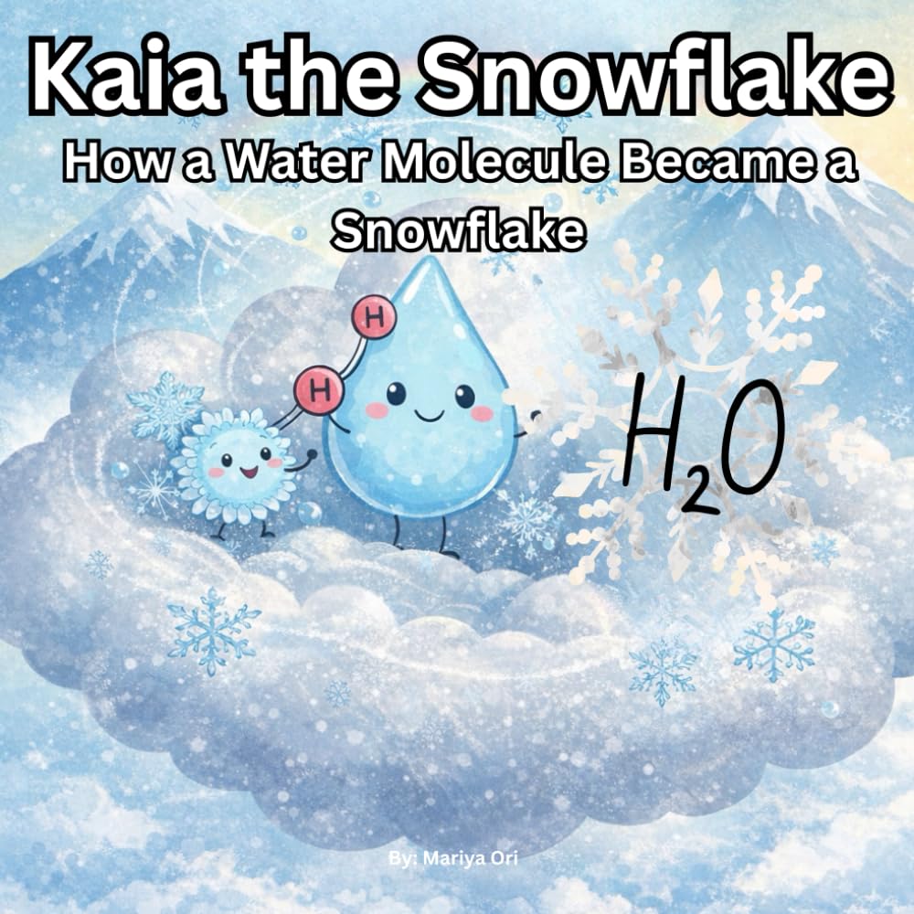 Kaia The Snowflake: How a Water Molecule Became a Snowflake: A Magical Winter Journey Through Science and the Water Cycle How Water Becomes Ice (Kaia’s Science Adventures)