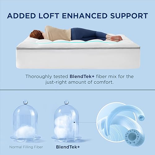 Miniatura 4 de Bedsure Cubrecolchón impermeable tamaño Queen, protector de colchón extra grueso con bolsillo profundo de 8 a 21 pulgadas, protector de colchón