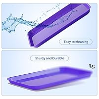 Vista 3 de JMU 20 piezas Bandeja de Procedimiento Dental de Plástico Autoclavable Tamaño B, Bandejas Planas para Configuración de Instrumentos, 13.25" X 9.75