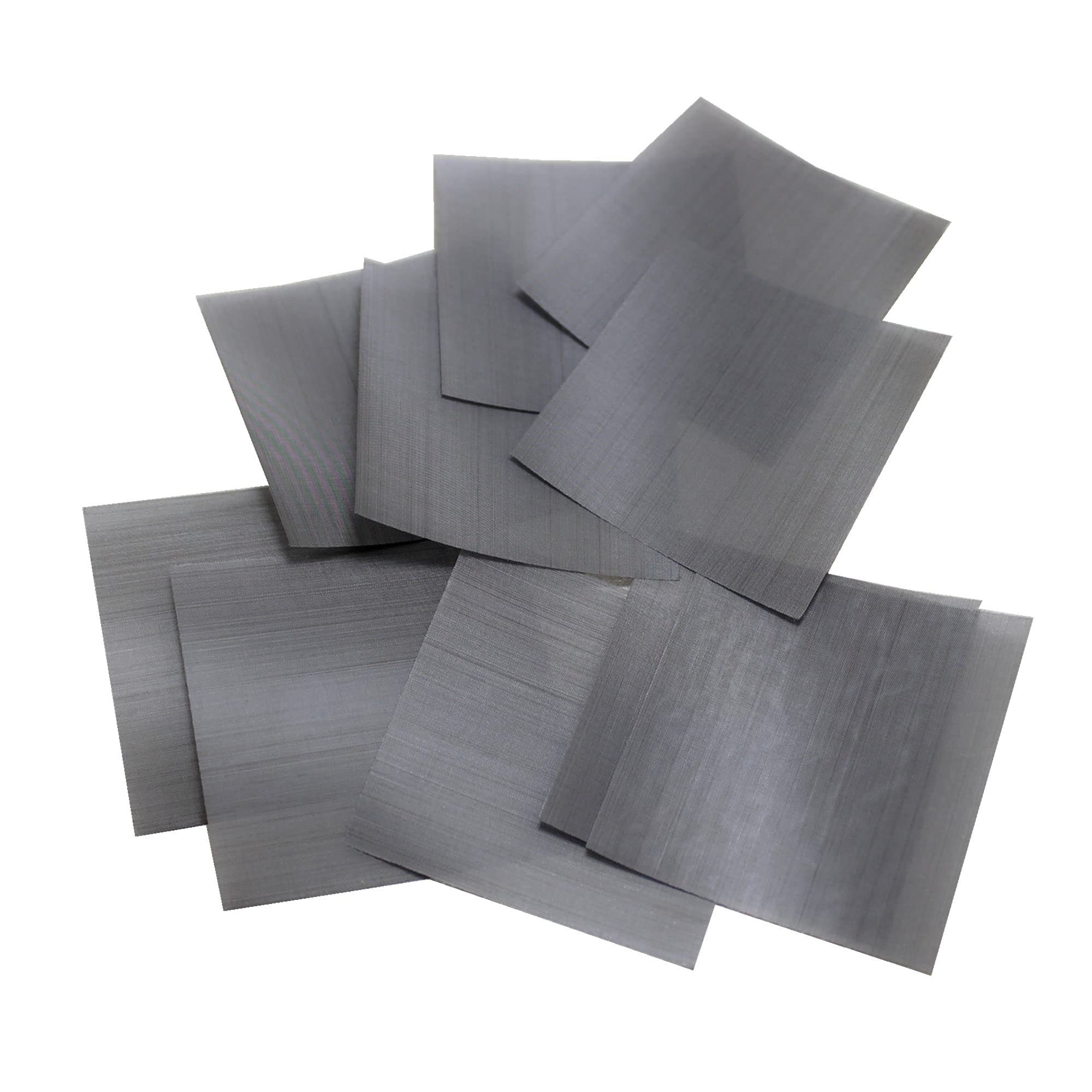 10 PCS Screen Mesh 316 Stainless Steel Woven Wire 250 Mesh Woven Wire Mesh 50X50mm 1.96X1.96 inches for DIY Heat Treatment Electronics Industries