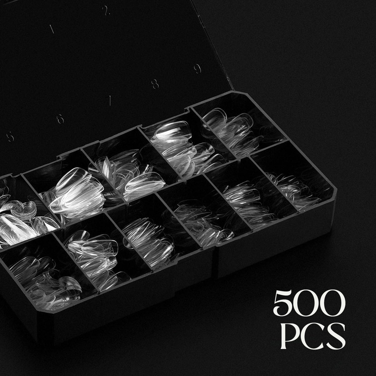 Amazon.com: Aprés Gel-X Sculpted Round Medium Box of Nail Tips