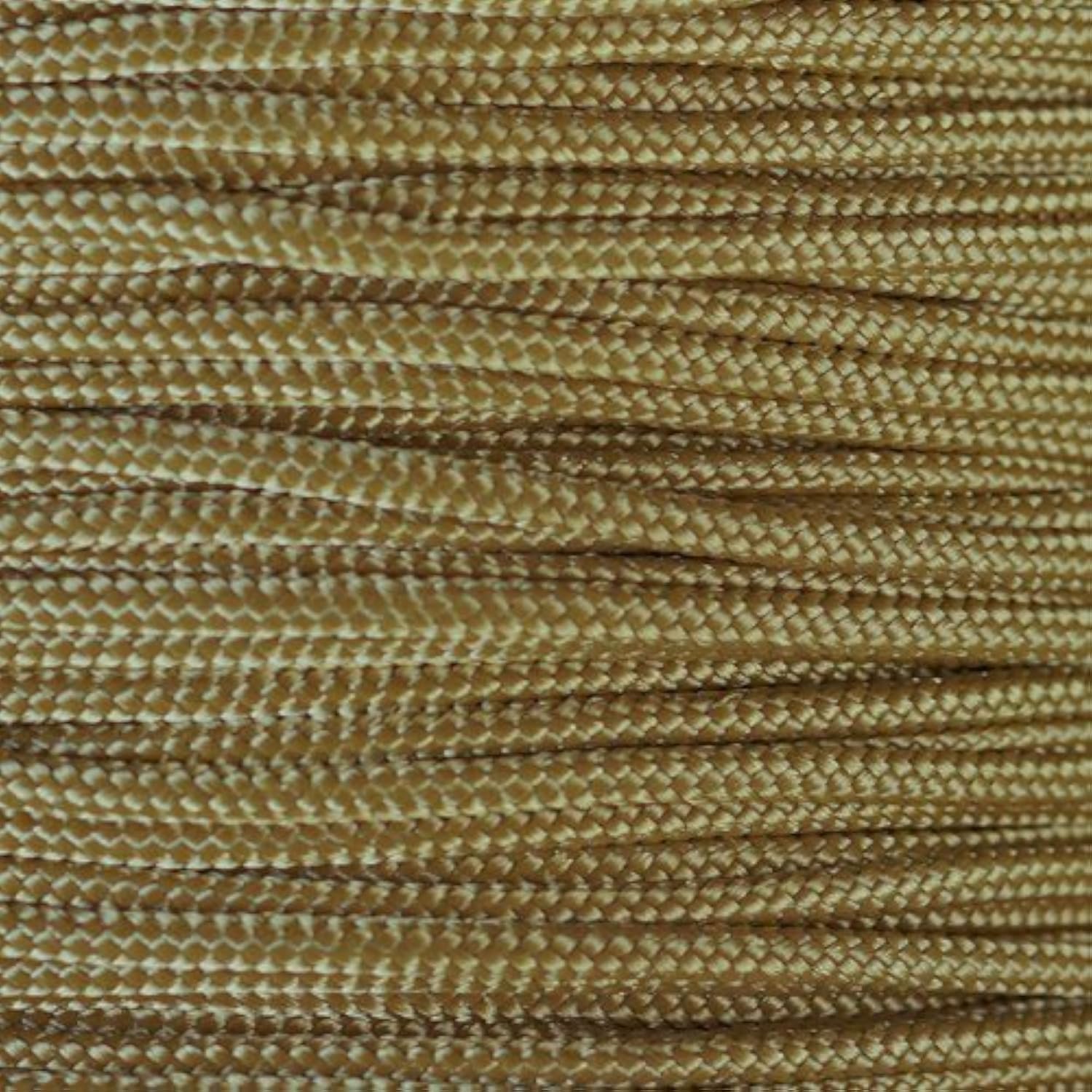 PARACORD PLANET 10, 25, 50, and 100 Foot Hanks of 425 Paracord (3mm), Made of 100% Nylon for Tactical Crafting, Survival
