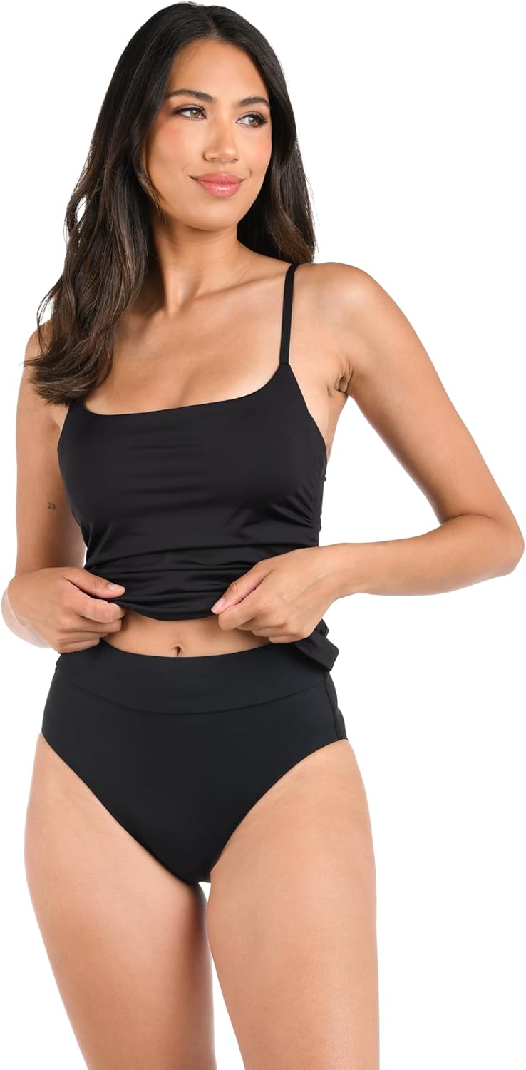 La Blanca Women's Island Goddess Cinch Back High Waist Bottom