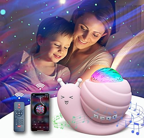 Mycket Proyector de estrellas, luz de proyector de galaxia, lámpara de luz nocturna LED, proyector de luz nocturna con control remoto giratorio de