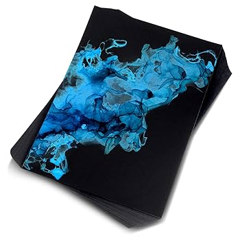 Amazon.co.jp: アルコールインクペーパー 50枚 9 x 12インチ 黒
