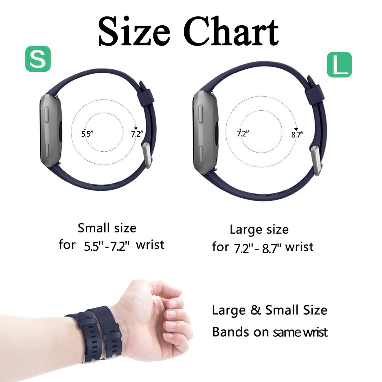 fitbit versa extra large band