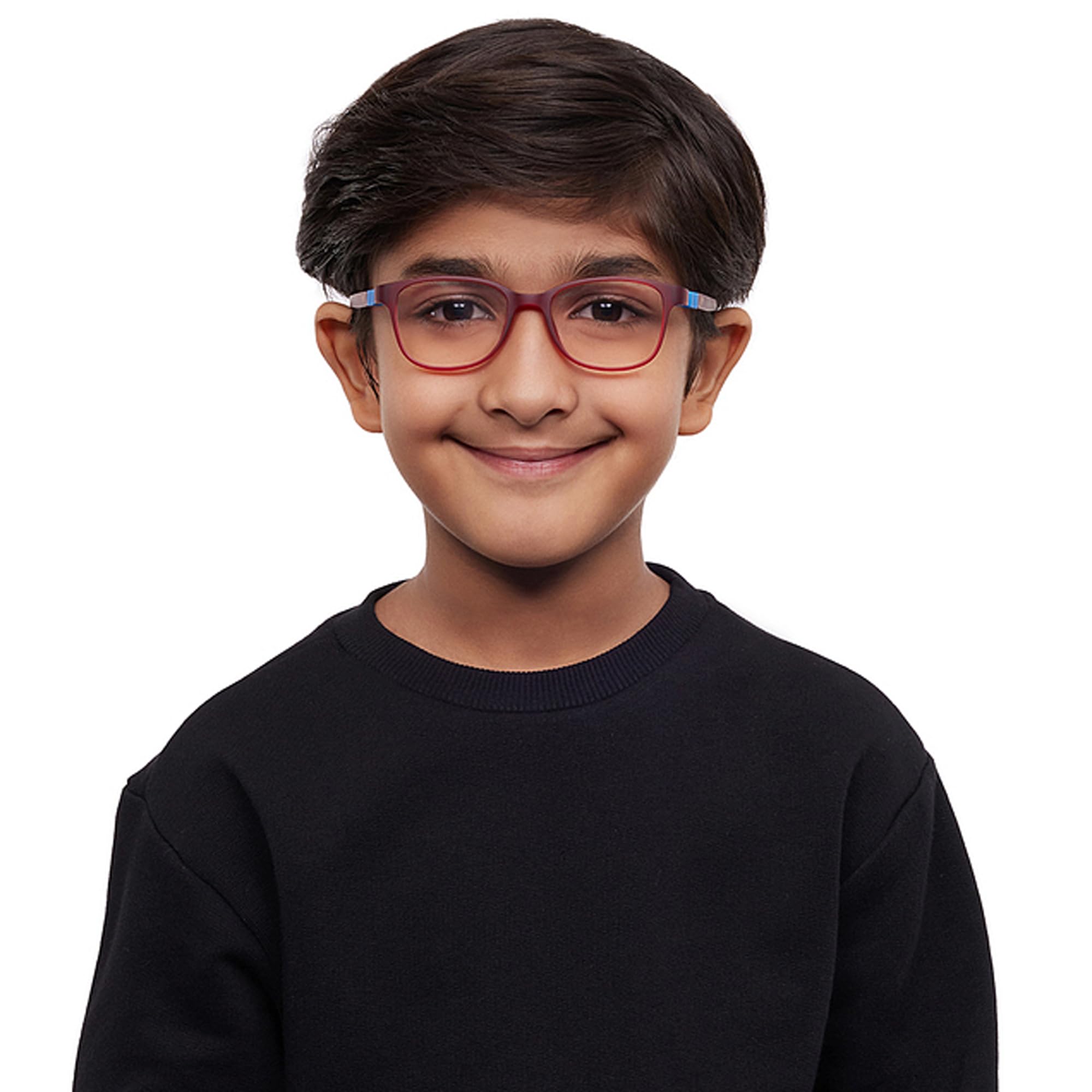 Hooper By Lenskart | Superhero Collection | For Kids Age 5-8 yrs| Red Zero Power Bluecut & Antiglare Computer Eyeglasses For Eye Protection And Strain | Full Rim Rectangular | LK E16272 - Image 3 thumbnail