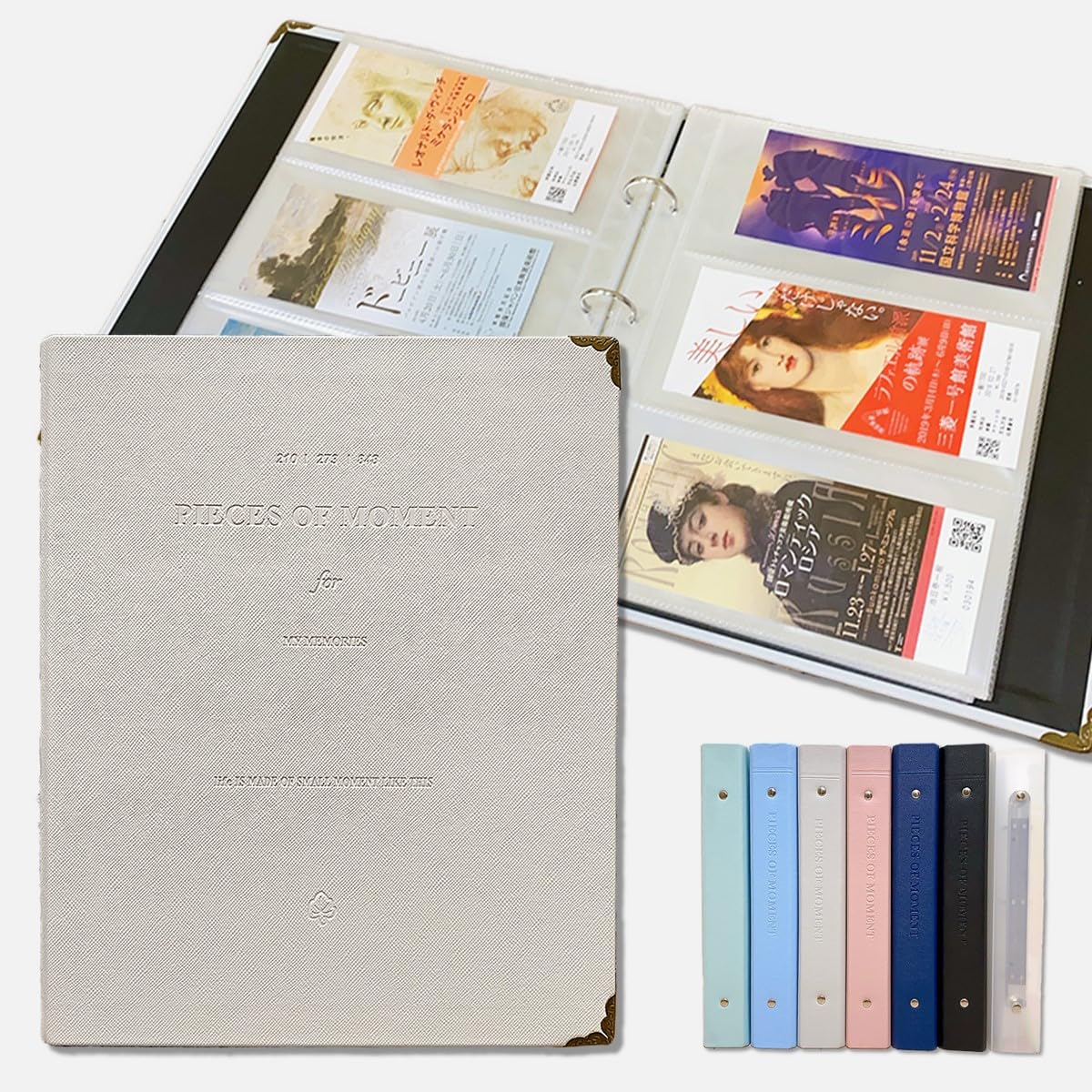 Amazon.co.jp: ReTORUE チケットホルダー 最大180枚収納 チケット