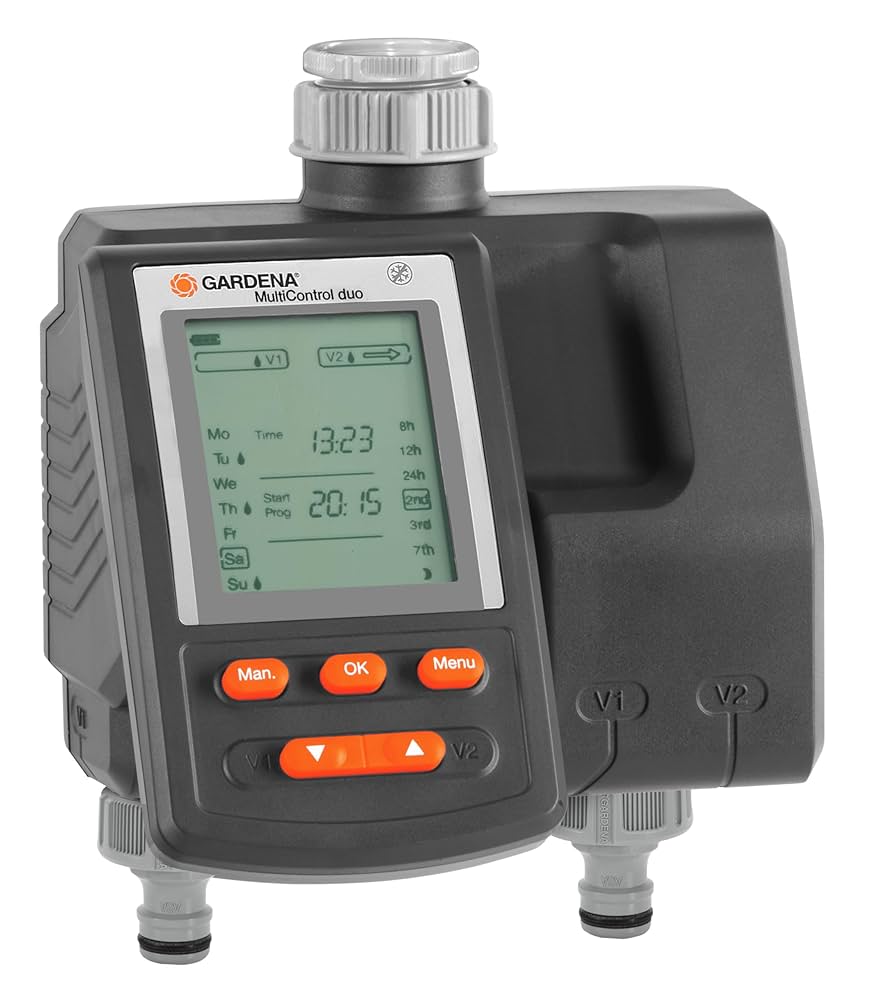 GARDENA MultiControl Duo 自動水やり器 1874 Amazon.com: Gardena 01874-20 Multi-Control Duo Water
