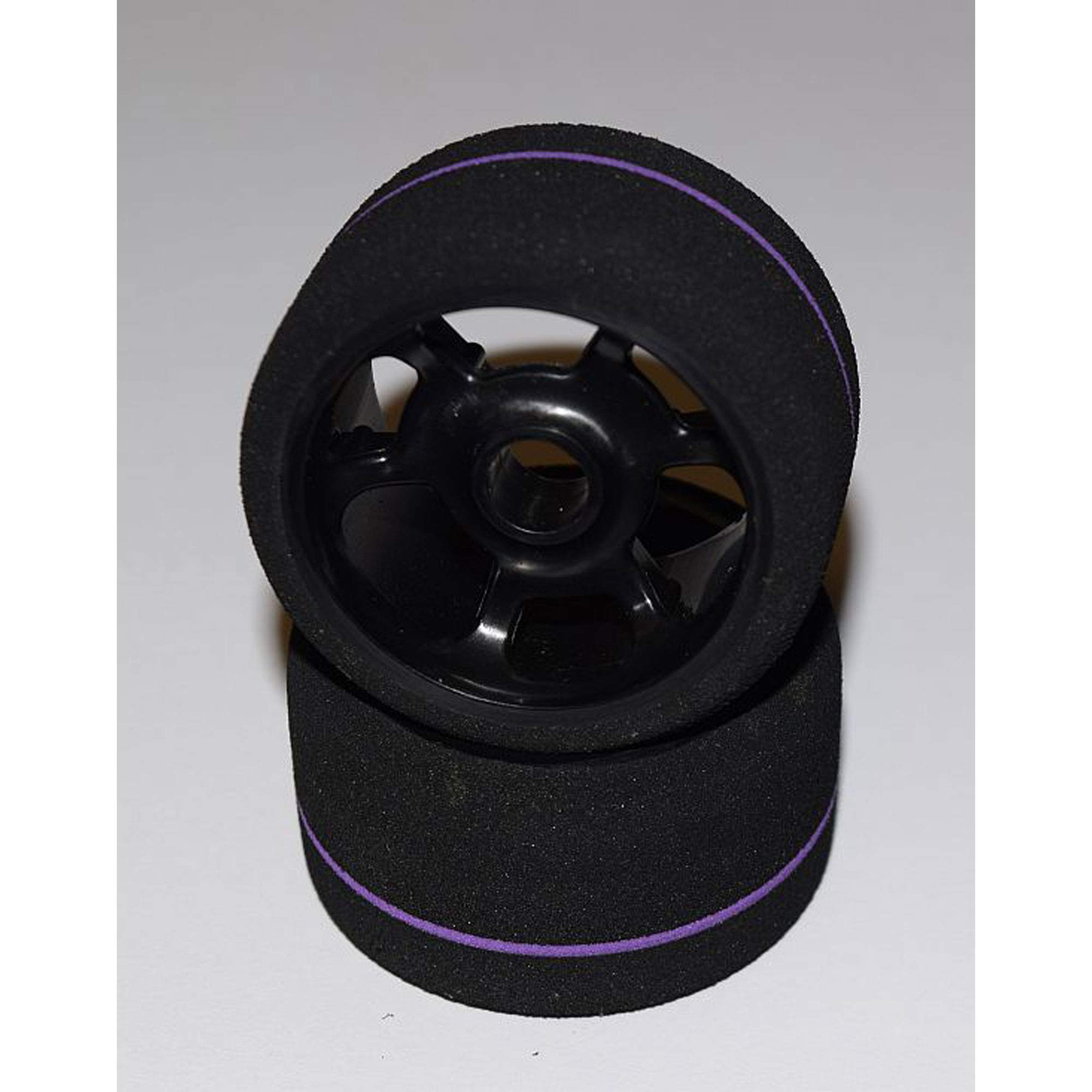 BSR Racing 1/12 Spec Front Tires Mounted Wheel Team Purple (2) F1233-S