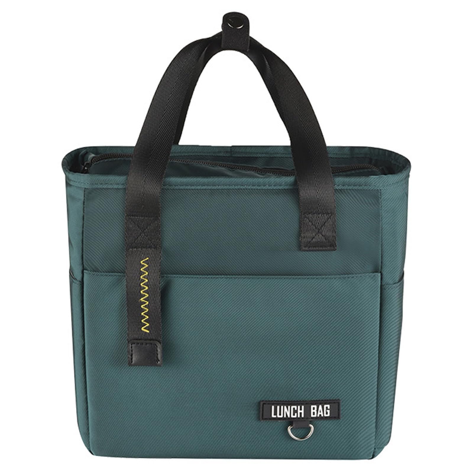 JSTHHTT Bolsa Termica Porta Alimentos, Lonchera Aislada Bolsa, Loncheras de Trabajo, Bolsa Comida Trabajo Viajes, Adecuado para el Trabajo, Viajes, Picnic, Oficina (Verde)