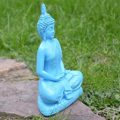 Miniatura 7 de Inicio Altar Patio Césped Jardín Decoración Zen Estatua de Resina Adornos Yoga Meditación Escultura Riqueza Estatuas de la Suerte Estatuas