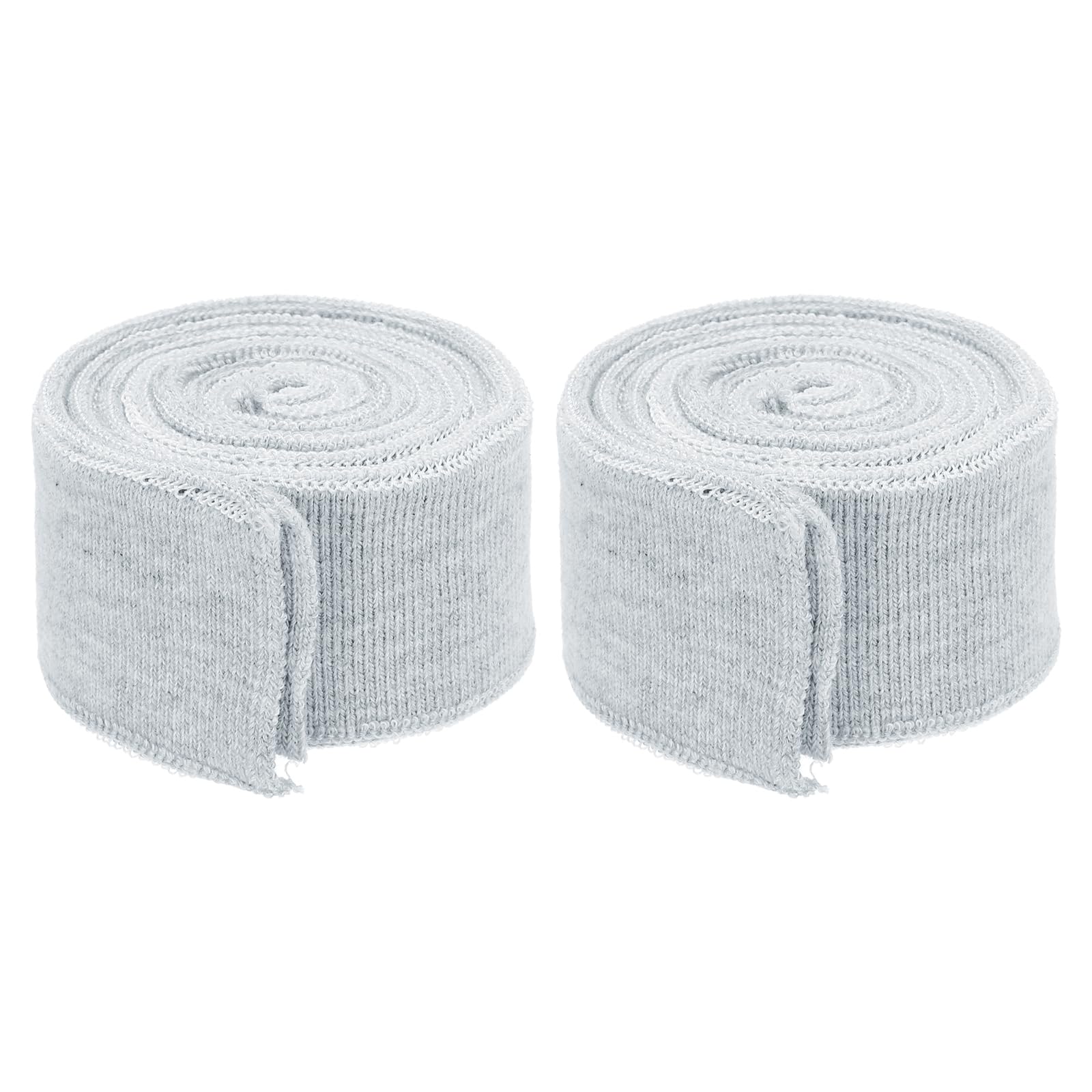 Rebower 3.5cm x 80m Elastic Cuffs for Sewing Knitted Ribbed Cotton Fabric Sleeves Waistband Ribbed Trim