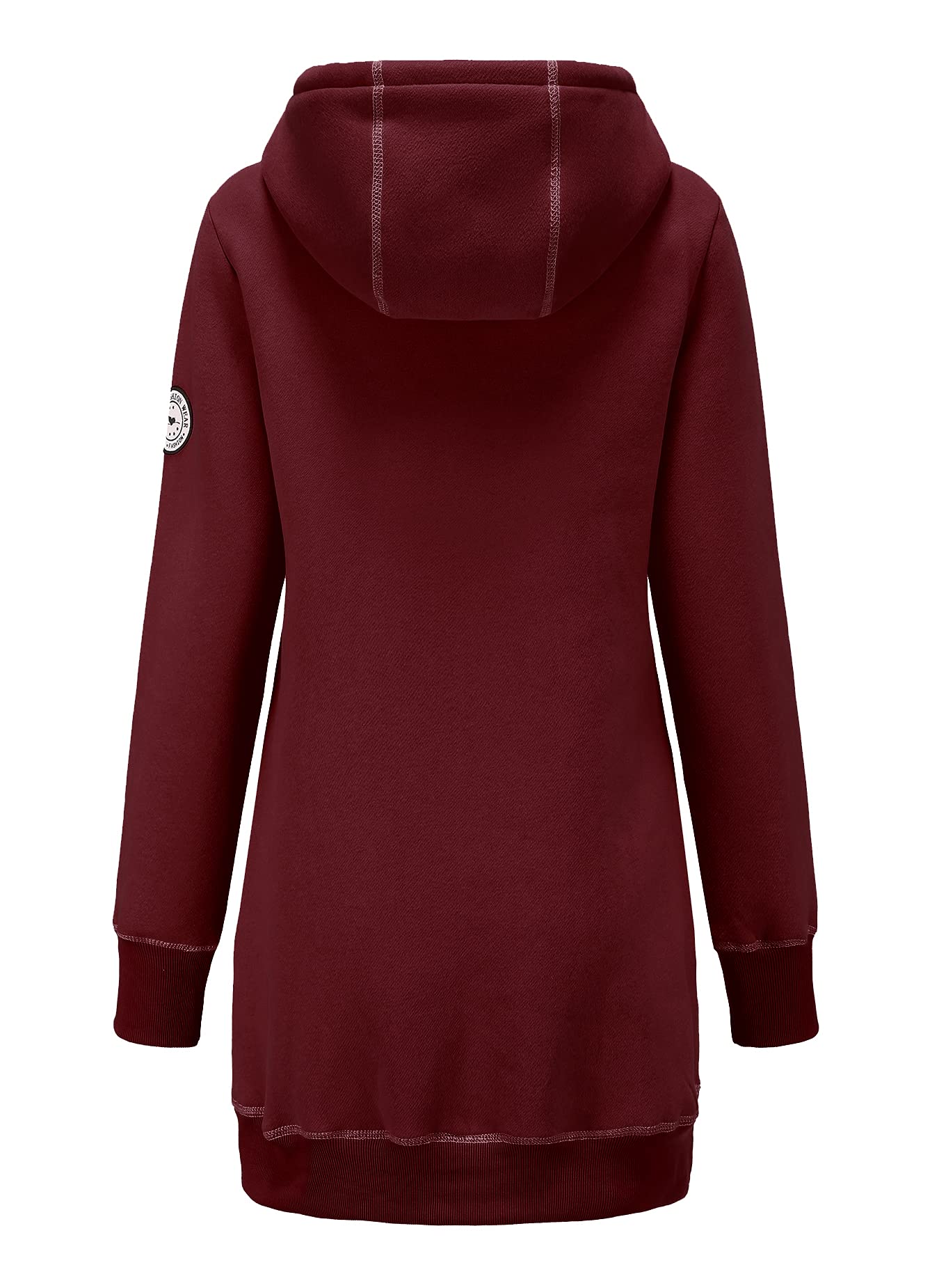 ELFIN Sweat-Shirt Femme avec Chapeau élégant Sweat Manches Longues Hoodie Femme