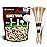 SAPLIZE Golf Tees Bamboo Tees, Pack of 100 (2-1/8)- Biodegradable, Stable Golf Tees