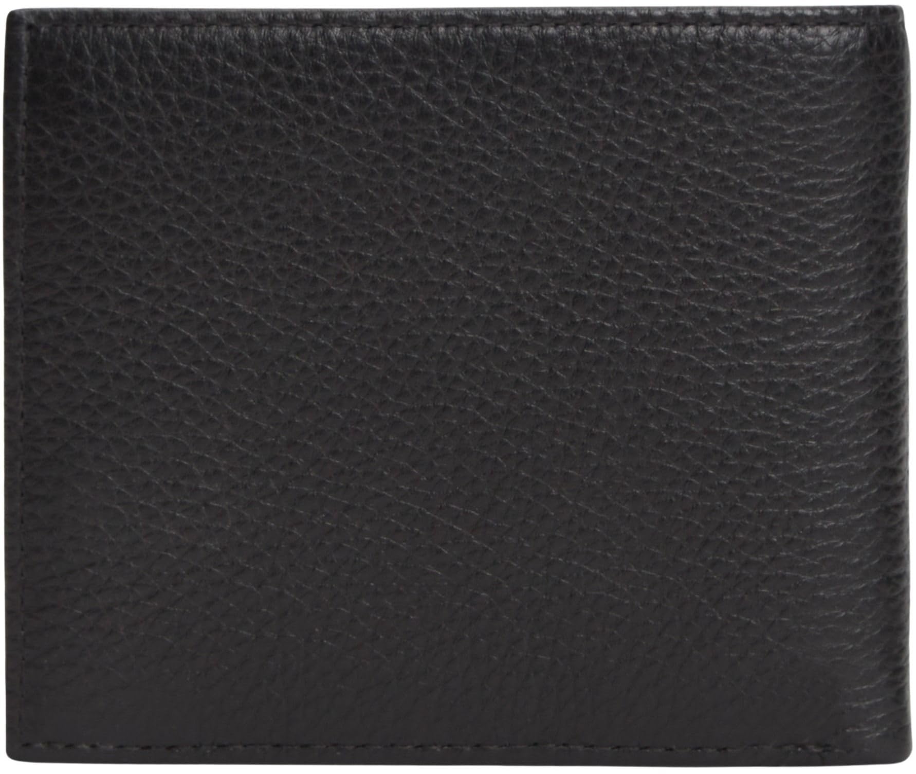 Tommy Hilfiger Portefeuille Homme Central Coin Cuir Noir Taille Unique