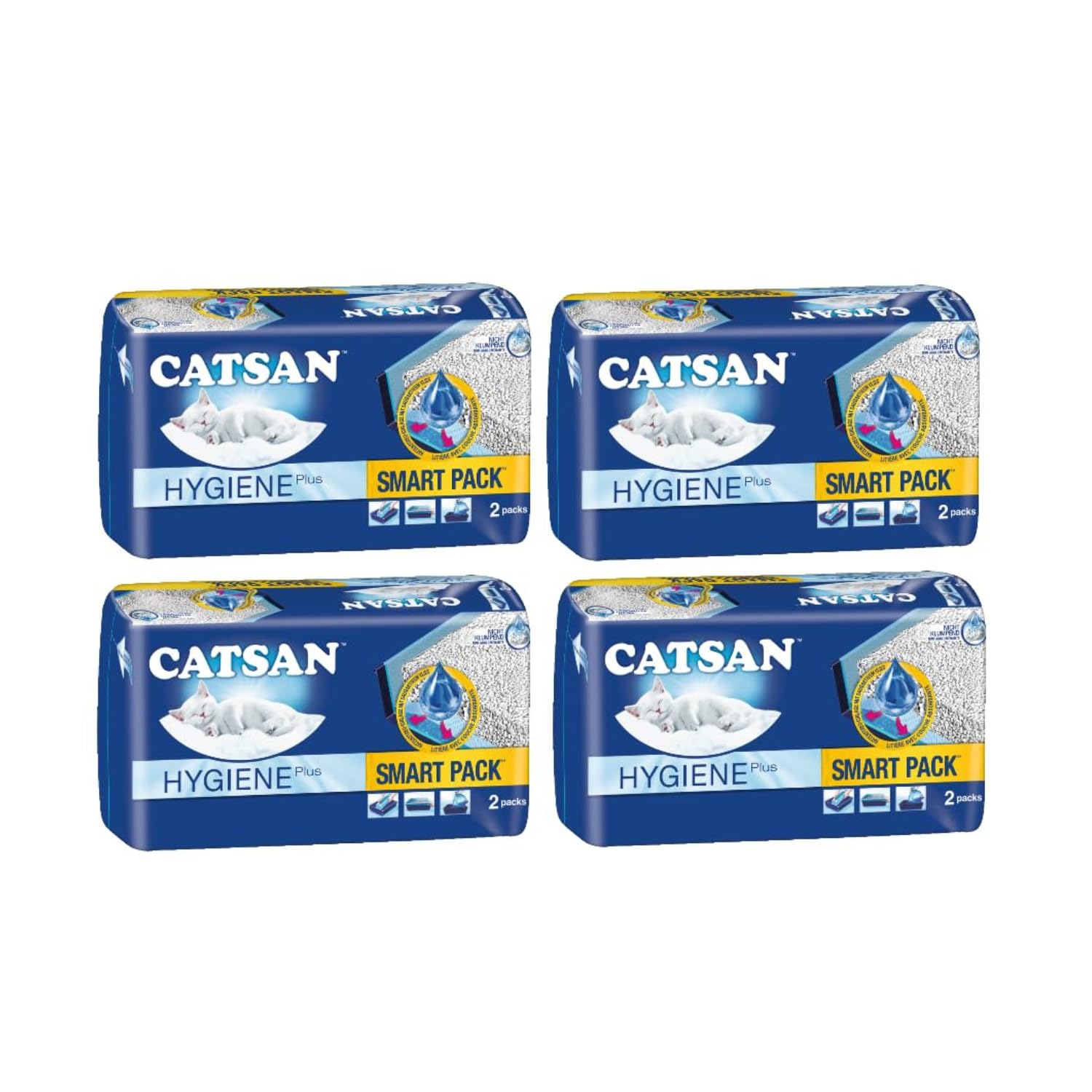CATSAN Hygiene Plus Smart Pack 4 x 2 x 4 L