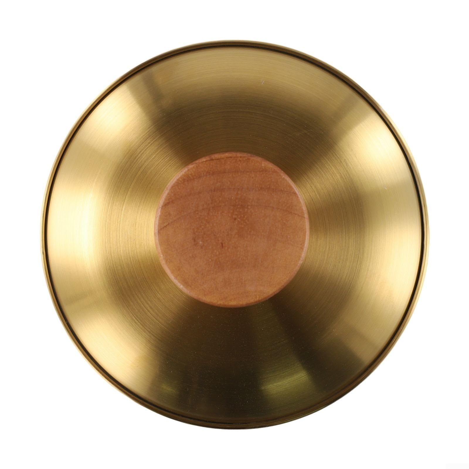 pour plateau à Gâteau Acier pour bois 20cm Élégant pour plateau(Gold 20cm)