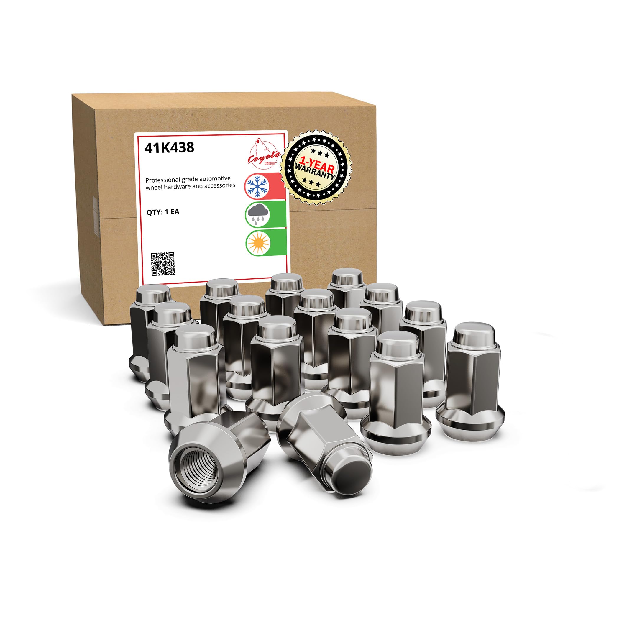 Amazon.com: Wheel Accessories Parts 16 Pcs M10x1.25 Thread Bulge
