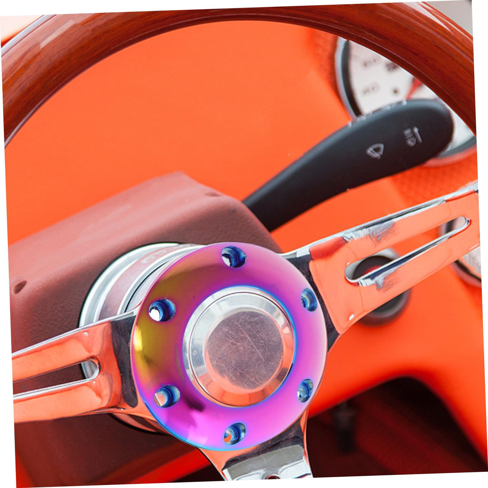 Amazon | LEDMOMO ホーンリング付き車用ステアリングホーンボタン