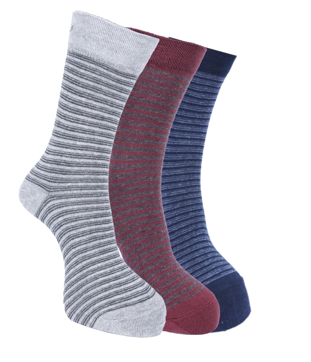 force nxt BY Dollar Full Length Cotton Comfort Socks for Men, Compact Cotton Stretch Crew/Mid Calf Length Socks (Free Size Pack of 3)-picture-54