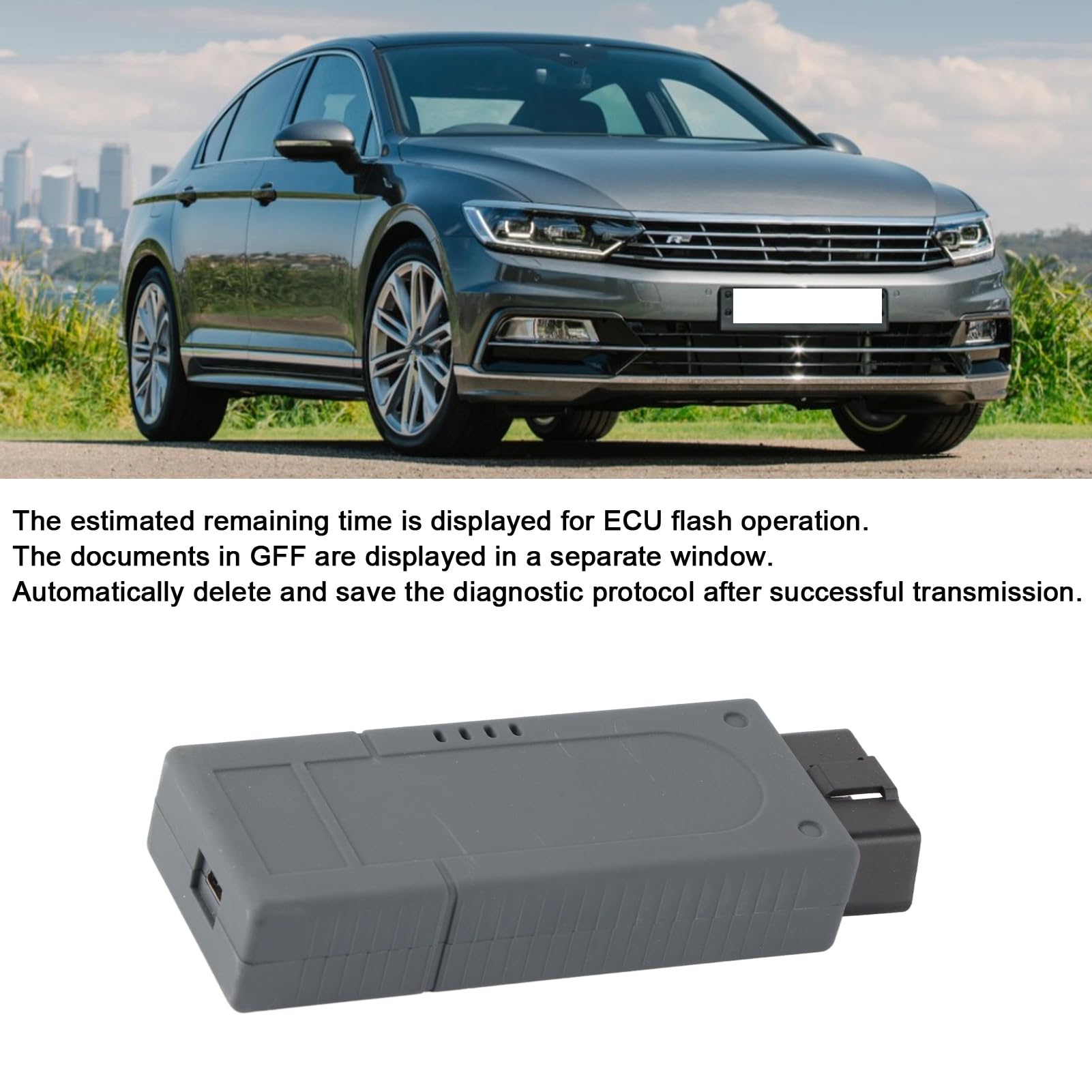 OBD2 Diagnosescanner, VCI Diagnosegerät Scan Tool 6154 mit WiFi- und USB-Verbindung, Kompatibel mit Microsoft Windows 7 und 10 für Fahrzeugdiagnose und Autoreparatur