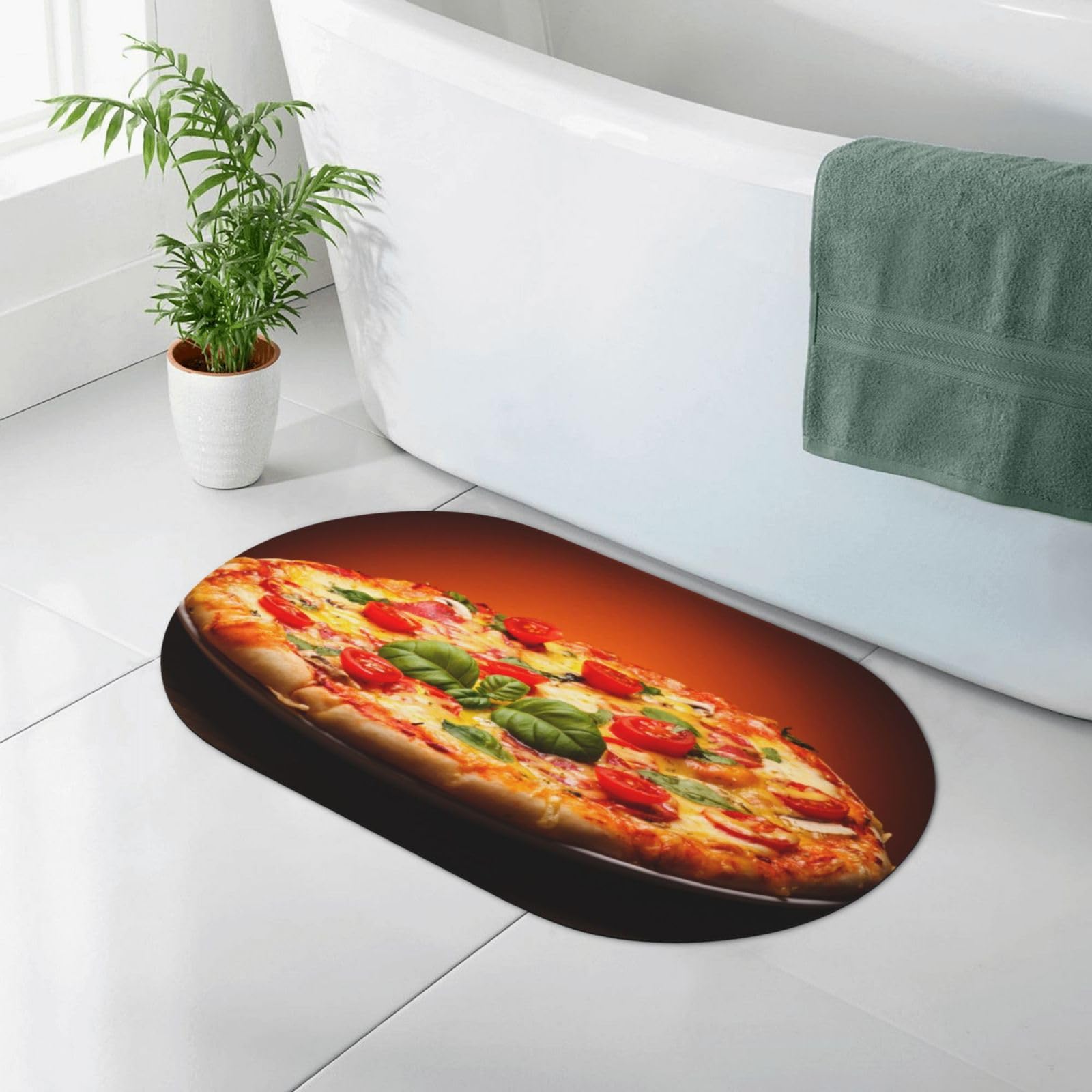 Tapis de salle de bain antidérapant FURLOU anti glissade 50x80