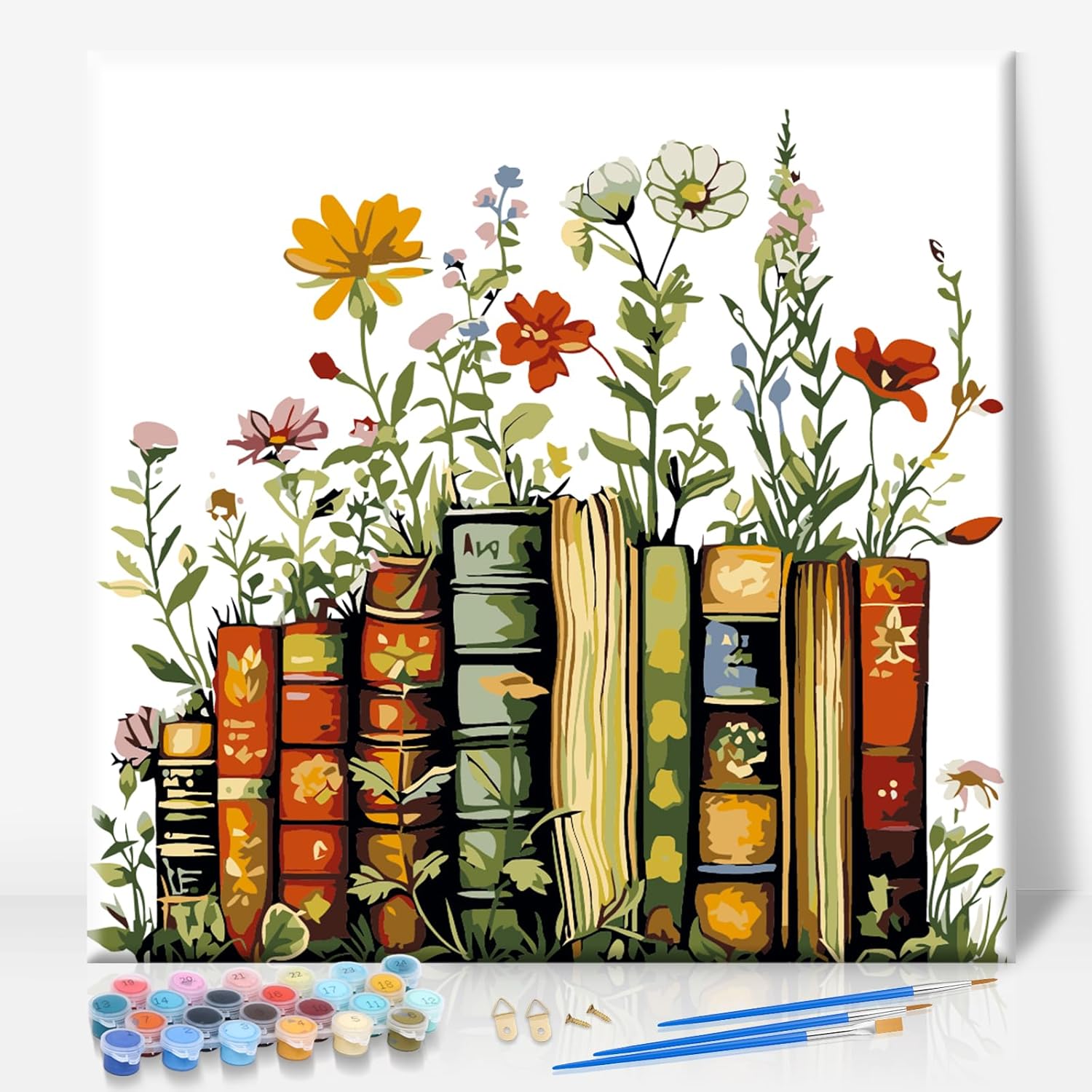 Amazon.com: Framed Paint by Numbers Kit for Adults Beginner & Kids Ages ...