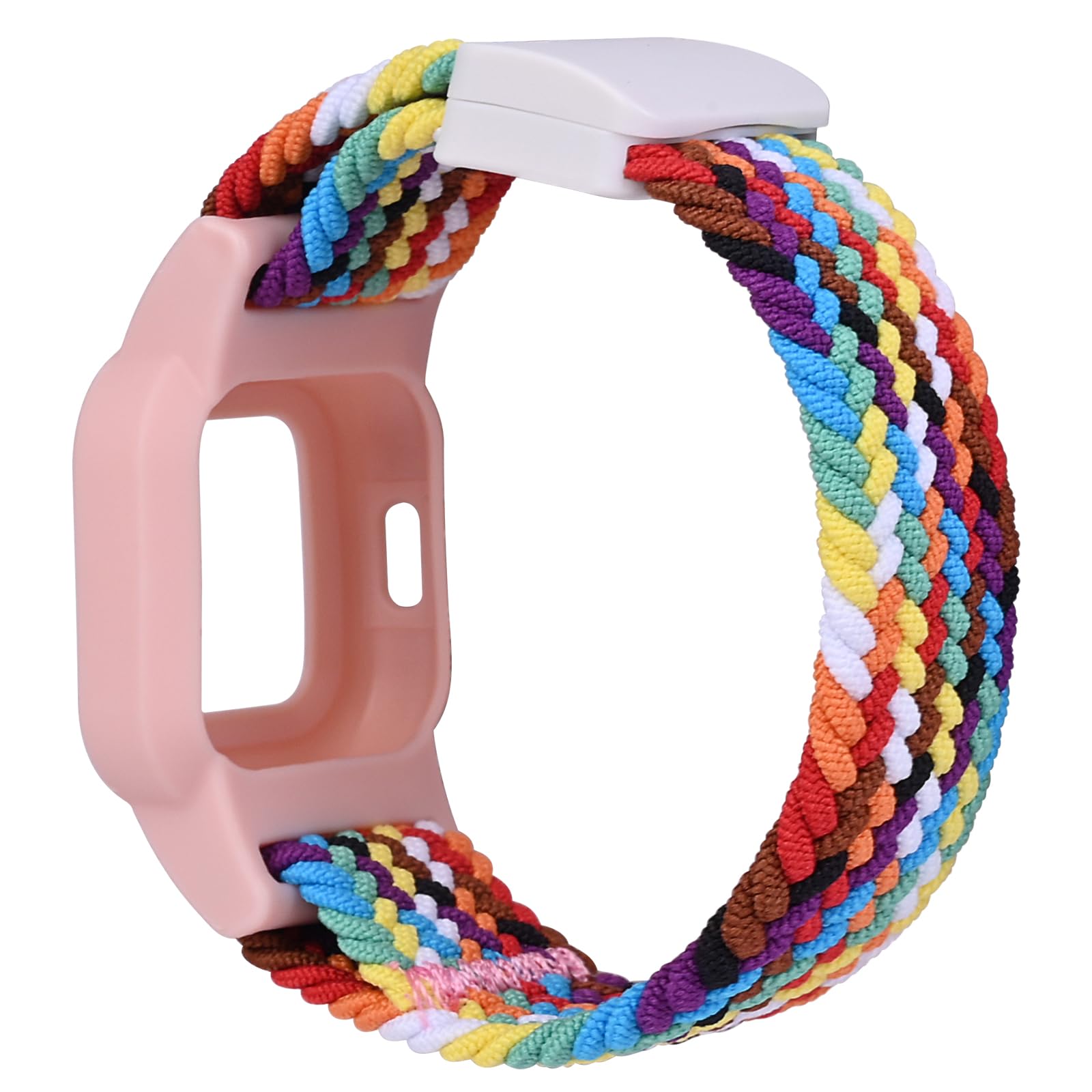 C2D JOY Nylon Strap Compatible with Garmin Vivofit Jr. 3 Bands Watch Sport Hoop&Loop Wristband - Black