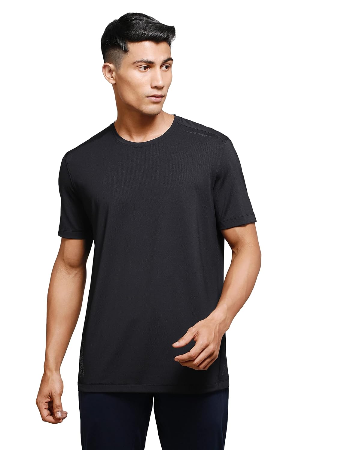 Jockey MV37 Men’s Polyester Recycled Microfiber Elastane Stretch Fabric Round Neck Half Sleeve T-Shirt with Stay FreshTreatment Jockey MV37 Men’s Polyester Recycled Microfiber Elastane Stretch Fabric Round Neck Half Sleeve T-Shirt with Stay FreshTreatment