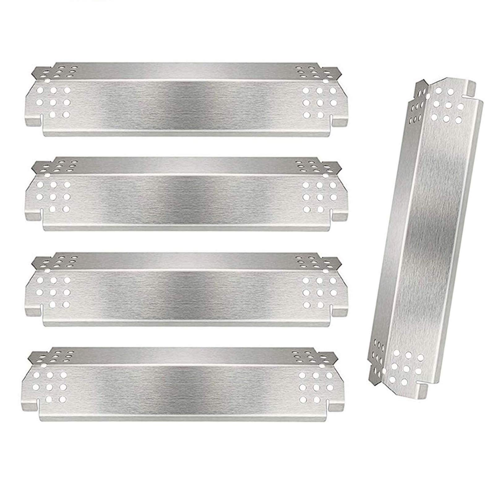 AdviaceGrill Replacement Parts for Nexgrill 5 Burner 720-0888, 720-0888N, Home Depot Nexgrill 720-0830H, Stainless Steel Grill Heat Plates Shield Tent, Burner Cover, Flame Tamer, Flavor Bar, 5 Pack
