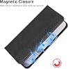 Fitudoos Mobile Phone Case for Motorola Moto Edge 70 Fusion Leather Case Premium Leather Flip Case [Card Slots] [Magnetic Closure] [Stand Function] [Anti-Fall] [Anti-Scratch] - Black