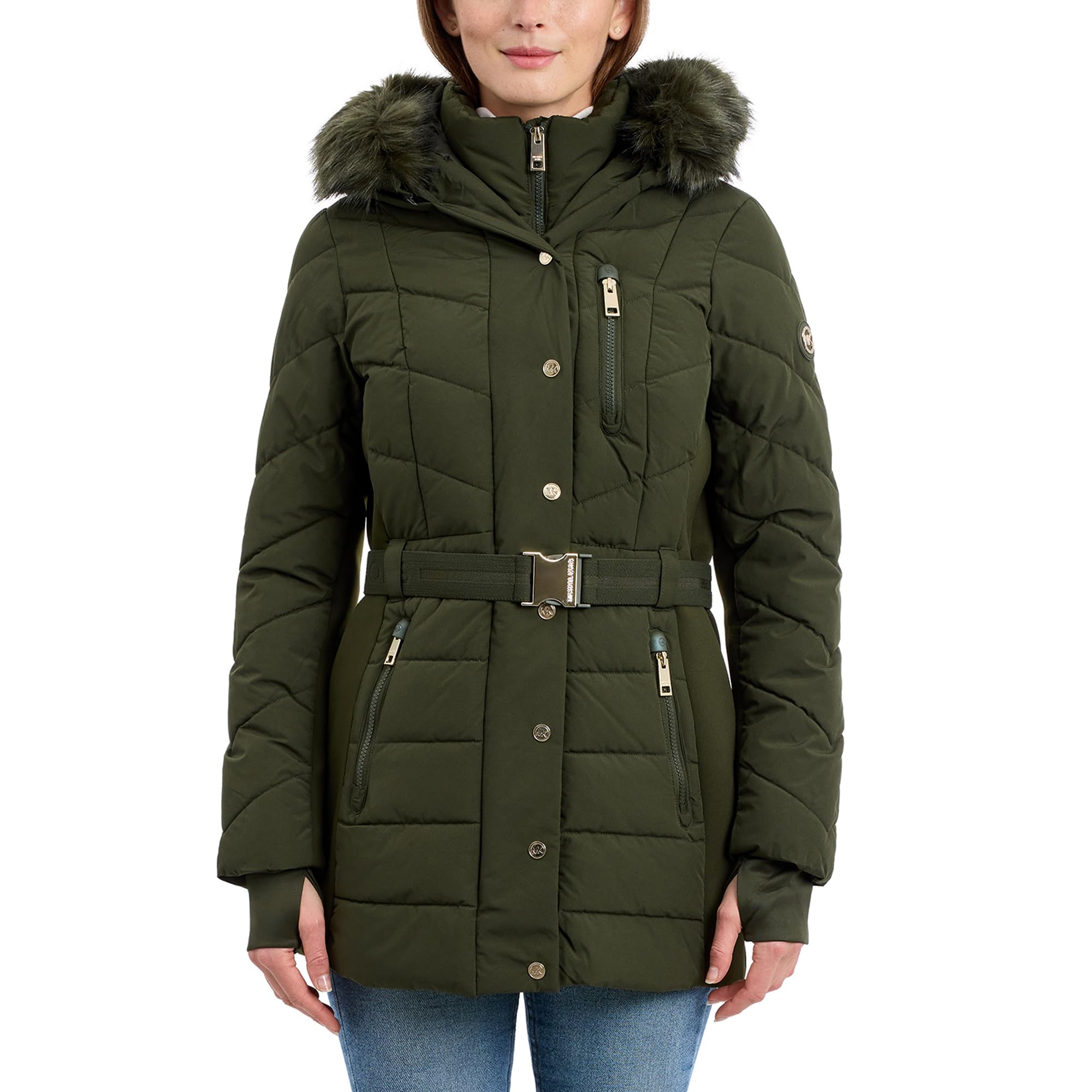 Michael Kors Hooded Puffer Jacket