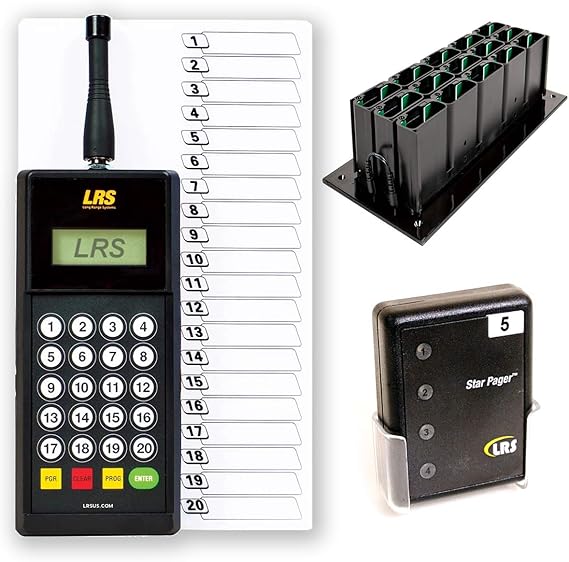 Long Range Systems Staff Paging Kit (10 Pagers) Amazon.ca Office Products