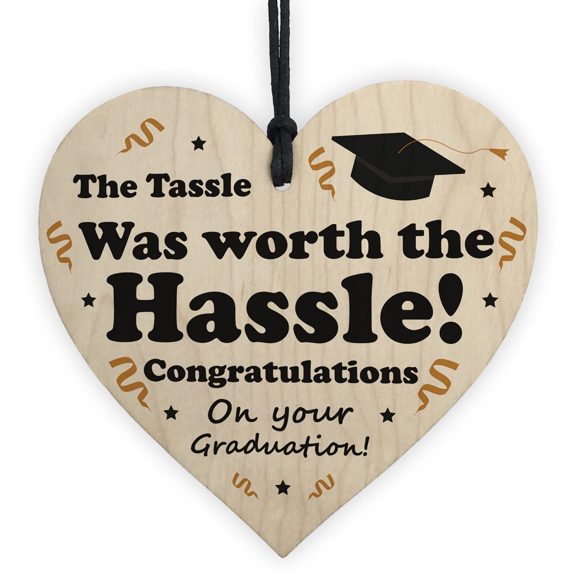 Graduation Gift For Daughter Son Congratulations Gift Wood Heart Keepsake Gift