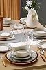 Kütahya Porcelain Indigo Bloom 24 Piece Dinner Set for 6 People