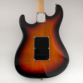 Musiclily Pro 6-Hole ST Backplate for Tagima TG-530 Strat Guitar 3Ply Black