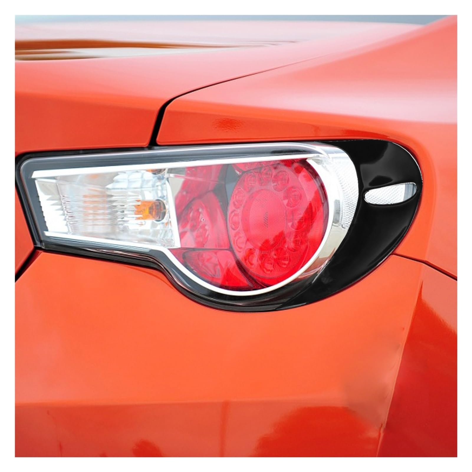 per Toyota GT86 2013-2020 2 Pezzi Nero Lucido Copertura Palpebra fanale Posteriore Adesivi di Finitura Accessori Tuning Auto Styling Palpebre fari