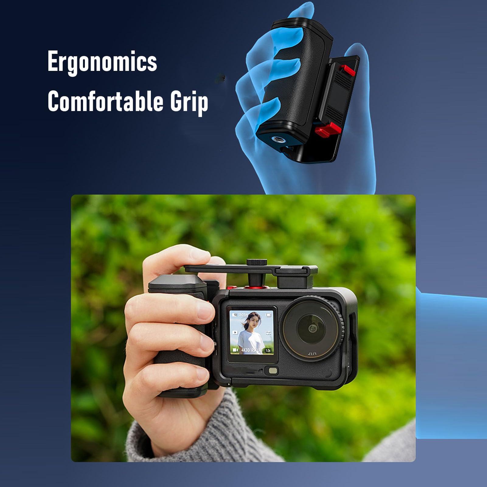 Naroote Empuñadura para Cámara de Fotografía Callejera, Compatible con la