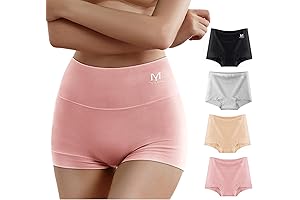 Boy Short Underwear for Women - Comfy Cotton Panties